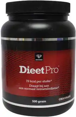 De Online Drogist Dieetpro shake - chocolade 500gr aanbieding