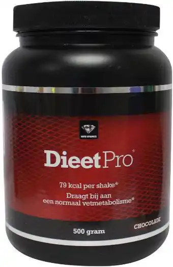 De Online Drogist Dieetpro shake - chocolade 500gr aanbieding