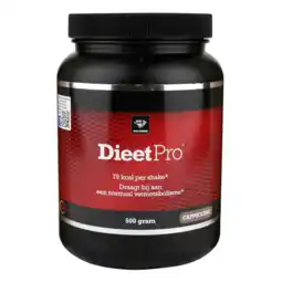 De Online Drogist Dieetpro shake - cappuccino 500gr aanbieding