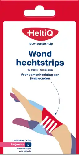 De Online Drogist Heltiq wondhechtstrips 12st aanbieding