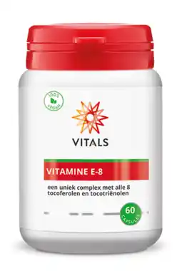 De Online Drogist Vitals vitamine e-8 capsules 60sg aanbieding