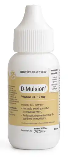 De Online Drogist Biotics d-mulsion druppels 29,6ml aanbieding