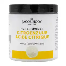De Online Drogist Jacob hooy citroenzuur poeder 200gr aanbieding