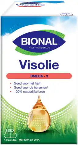 De Online Drogist Bional visolie omega-3 vetzuren capsules 100cp aanbieding