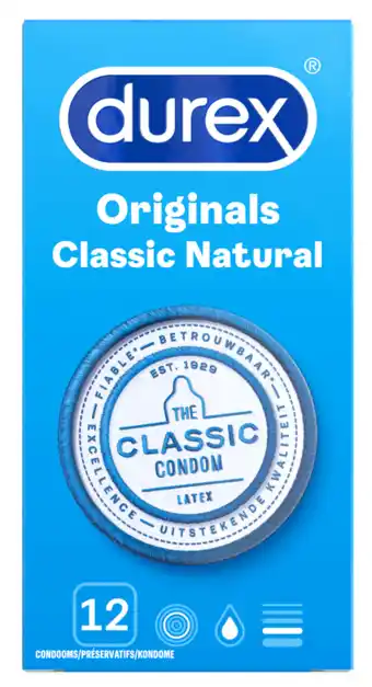 De Online Drogist Durex condooms naturel 12st aanbieding