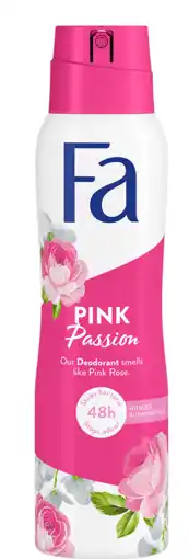 De Online Drogist Fa pink passion deospray 150ml aanbieding