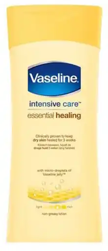 De Online Drogist Vaseline bodylotion essential healing 200ml aanbieding