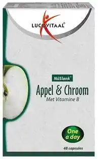 De Online Drogist Lucovitaal nuslank appel & chroom capsules 48cp aanbieding