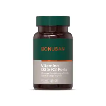 De Online Drogist Bonusan vitamine d3 & k2 softgel capsules 120sg aanbieding
