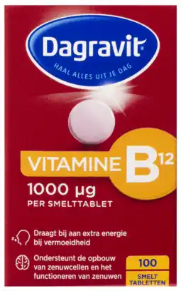 De Online Drogist Dagravit vitamine b12 1000 mcg smelttabletten 100st aanbieding