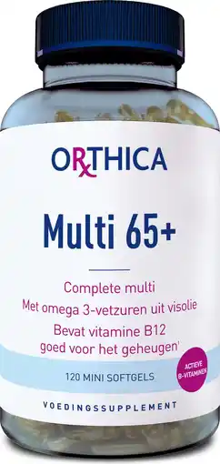 De Online Drogist Orthica multi 65+ mini softgels 120sg aanbieding