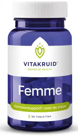 De Online Drogist Vitakruid femme tabletten 60tb aanbieding