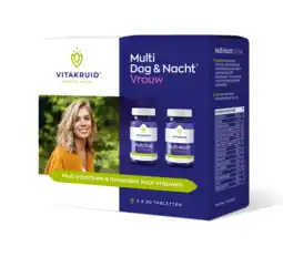 De Online Drogist Vitakruid multi dag & nacht vrouw tabletten 2x90st 180tb aanbieding