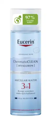 De Online Drogist Eucerin dermatoclean micellaire water 3-in-1 200ml aanbieding