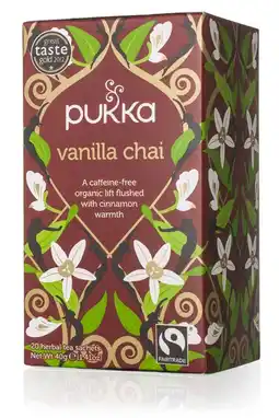 De Online Drogist Pukka vanilla chai thee 20zk aanbieding