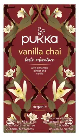 De Online Drogist Pukka vanilla chai thee 20zk aanbieding