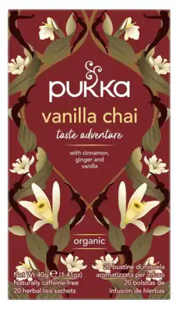 De Online Drogist Pukka vanilla chai thee 20zk aanbieding