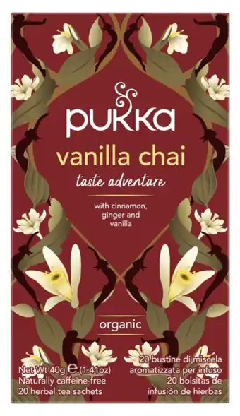 De Online Drogist Pukka vanilla chai thee 20zk aanbieding