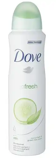 De Online Drogist Dove deospray go fresh touch 250ml aanbieding