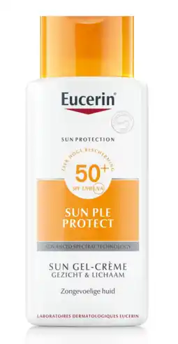 De Online Drogist Eucerin sun ple protect gel-creme spf50+ 150ml aanbieding