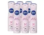 De Online Drogist Nivea pearl & beauty deodorant spray voordeelverpakking 6x150ml aanbieding