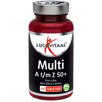 De Online Drogist Lucovitaal multi a t/m z 50+ tabletten 60tb aanbieding