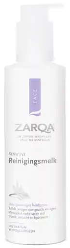 De Online Drogist Zarqa reinigingsmelk sensitive 200ml aanbieding