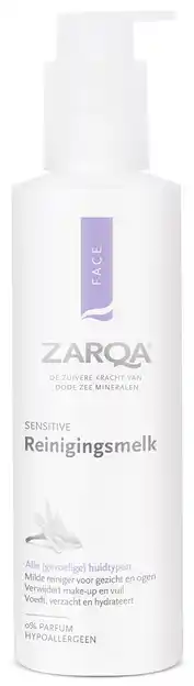 De Online Drogist Zarqa reinigingsmelk sensitive 200ml aanbieding