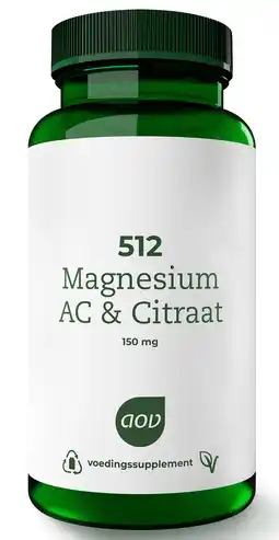 De Online Drogist Aov 512 magnesium ac & citraat tabletten 60tb aanbieding