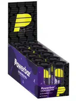 De Online Drogist Powerbar 5 electrolytes black currant bruistabletten voordeelverpakking 12x10tb aanbieding