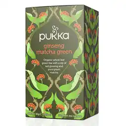 De Online Drogist Pukka ginseng matcha green thee 20zk aanbieding