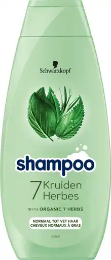 De Online Drogist Schwarzkopf shampoo 7 kruiden 400ml aanbieding