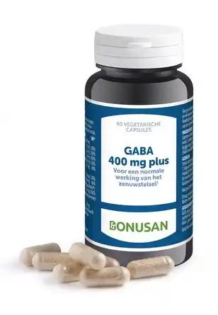 De Online Drogist Bonusan gaba 400mg plus capsules 60vcp aanbieding