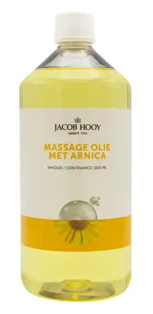 De Online Drogist Jacob hooy massage olie arnica 1lt aanbieding