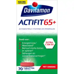 De Online Drogist Davitamon actifit 65 plus ginseng tabletten 70tb aanbieding