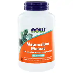 De Online Drogist Now magnesium malaat tabletten 180st aanbieding