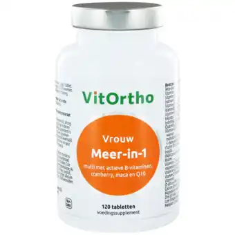 De Online Drogist Vitortho meer in 1 vrouw tabletten 120tb aanbieding