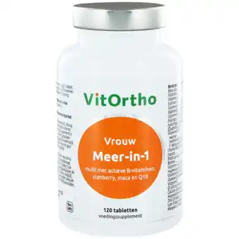 De Online Drogist Vitortho meer in 1 vrouw tabletten 120tb aanbieding
