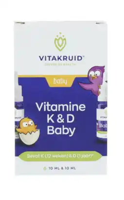 De Online Drogist Vitakruid vitamine k & d baby 20ml aanbieding