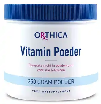 De Online Drogist Orthica vitamin poeder 250gr aanbieding