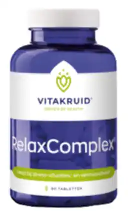 De Online Drogist Vitakruid relaxcomplex tabletten 100tb aanbieding