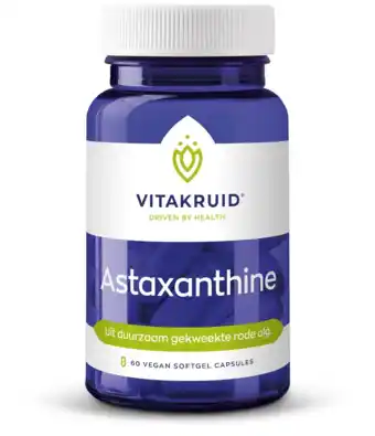 De Online Drogist Vitakruid astaxanthine capsules 60sg aanbieding