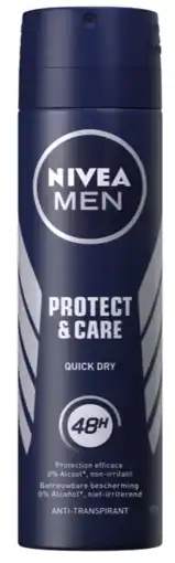 De Online Drogist Nivea men protect & care deodorant spray 150ml aanbieding