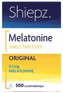 De Online Drogist Shiepz melatonine original smelttabletjes 500tb aanbieding
