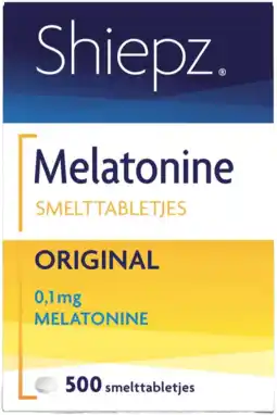De Online Drogist Shiepz melatonine original smelttabletjes 500tb aanbieding