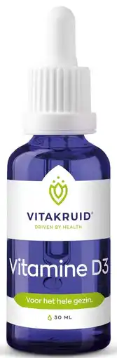 De Online Drogist Vitakruid vitamine d3 druppels 30ml aanbieding