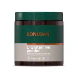 De Online Drogist Bonusan l-glutamine poeder 200gr aanbieding