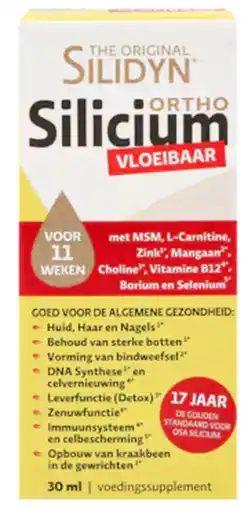 De Online Drogist Silidyn silicium druppels 30ml aanbieding