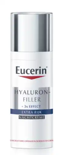 De Online Drogist Eucerin hyaluron-filler urea nachtcreme extra rijk 50ml aanbieding