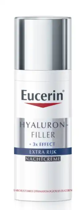 De Online Drogist Eucerin hyaluron-filler urea nachtcreme extra rijk 50ml aanbieding